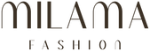 MILAMA FASHION official wordmark for the shop header