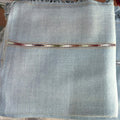 Men's Blue Grey Shawl with Multicolor Woven Border, product reference 18